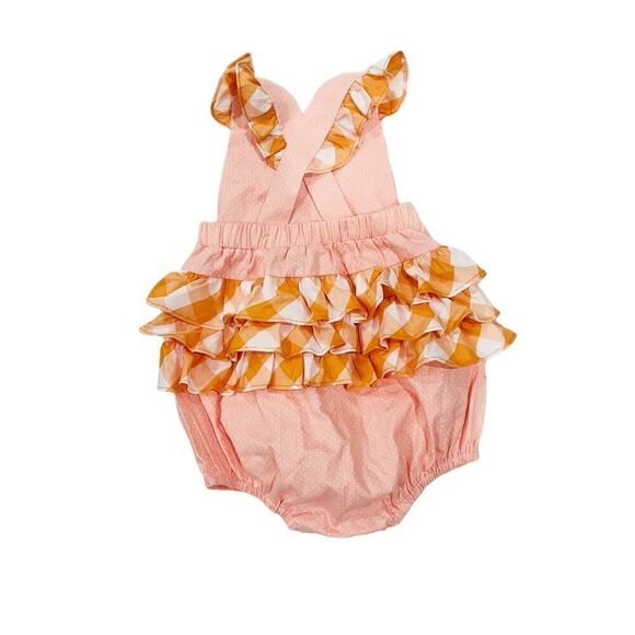 Ricrac & Ruffles Boutique toddler girls one piece bubble size 3T - Picture 2 of 4